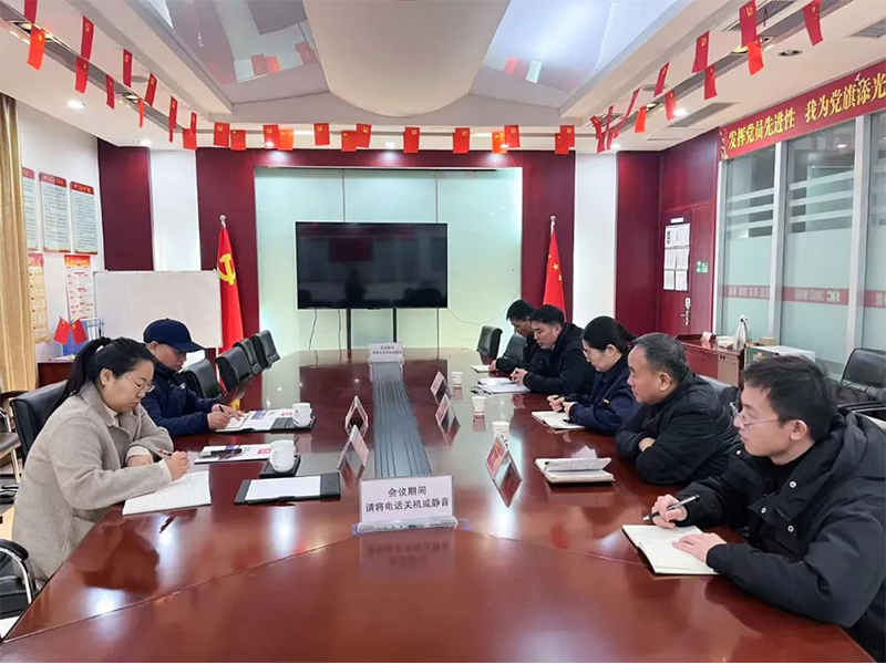 新科起重挂职博士王心超向组织部汇报工作